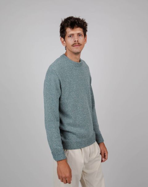 Men Knitwear Optimize Mouline Sweater Morera