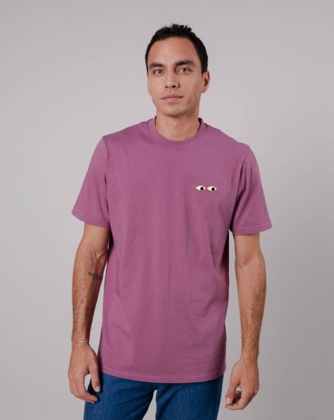 Men T-Shirts Quality Eyes T-Shirt Grape