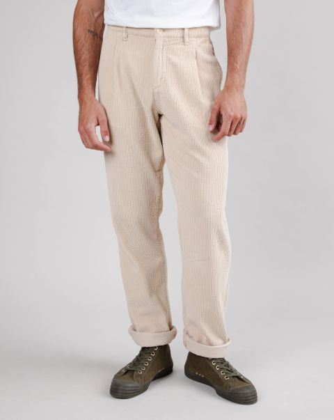 Purchase Men Corduroy Pleated Pants Sand Pants